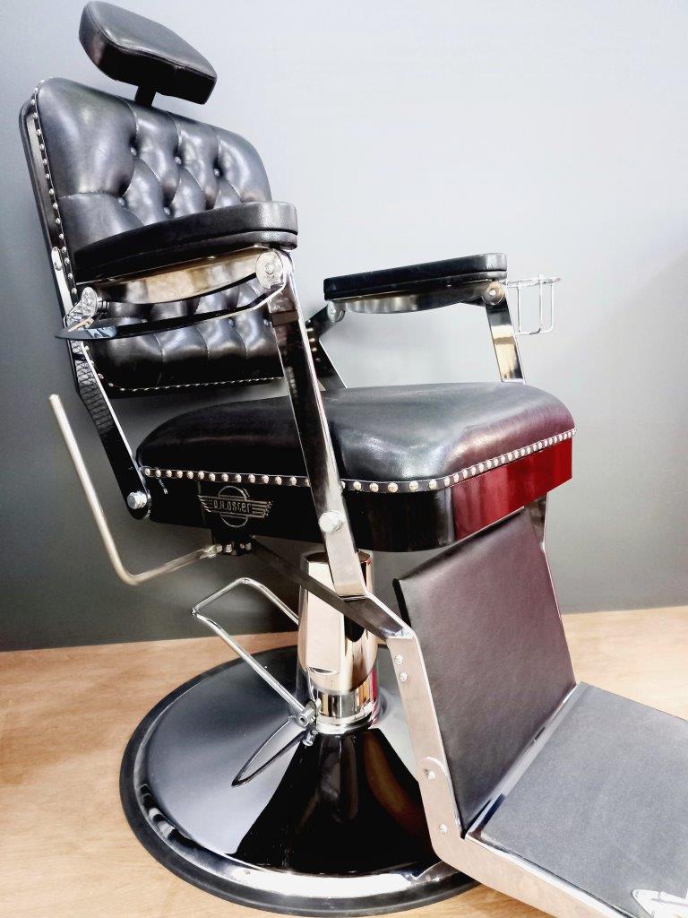 Cadeira de Barbeiro Atlanta Cromo B047D - A Cadeira de Barbeiro
